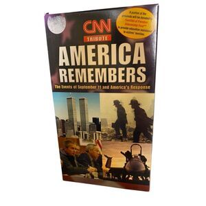 CNN America Remembers VHS 2002 September 11 Documentary Vintage Video Tape